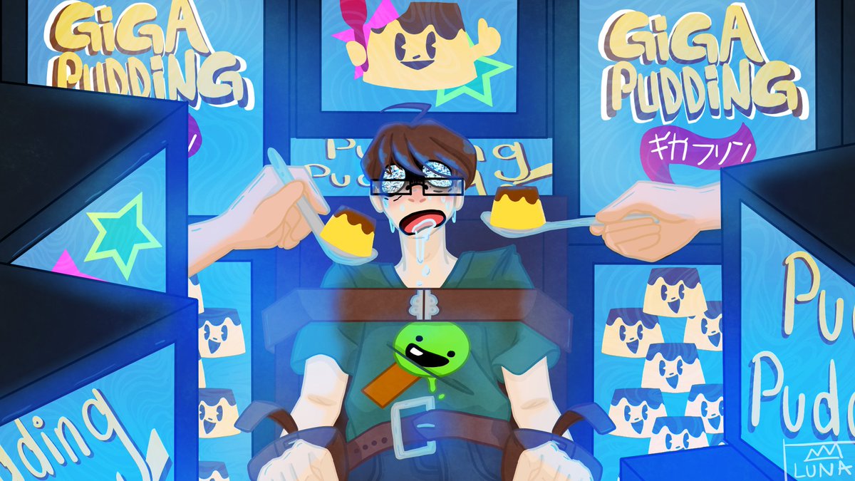 Cosmic__Kitten's tweet photo. Puddi Puddi, Giga Puddi!
I had this idea and this is what happened with it. Something about this song and @Slimecicle always makes me laugh so 🤡
#slmccl #slimecicle #slimeciclefanart #lunchclubfanart #lunchclub #gigapudding https://t.co/HlAqCZMS2m