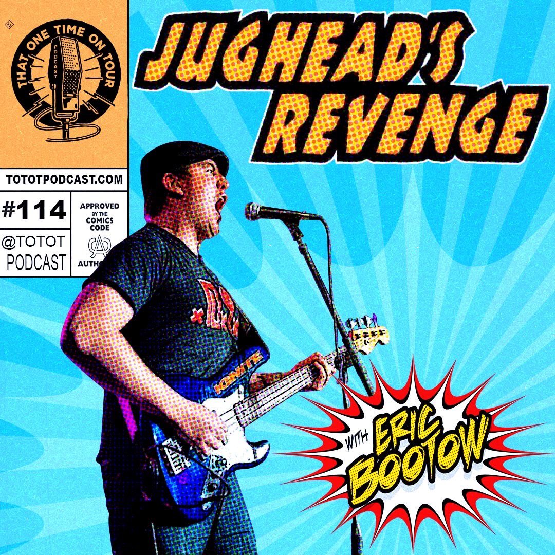 tototpodcast's tweet photo. Episode 114 w/ Eric Bootow from Jugheadโs Revenge, @SederraMusic , and Fourth In Line is now available!
LISTEN: https://t.co/JwsiMLBlDu
#ericbootow #jugheadsrevenge #fourthinline #punk #punkrock #podcast #jabberjawmedia https://t.co/GIpJ0UNJmY