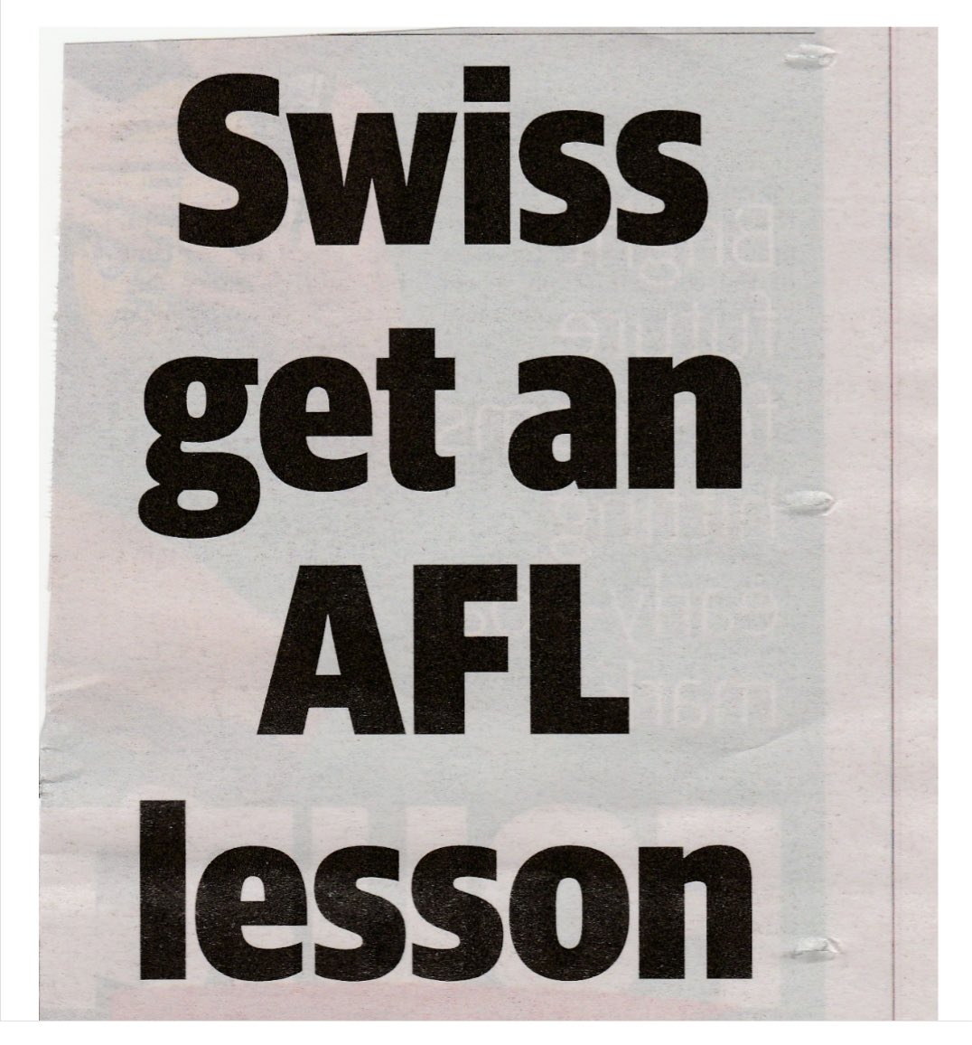 BaselAfc's tweet photo. From @theheraldsun in Melbourne, Victoria, Australia.

@CraigStarcevich 

🔴⚪️⚫️

https://t.co/sO8AxfYf4y

https://t.co/WxTqjuRanq

#HoppDragons #BornAndBred #aflswitzerland #afleurope #afl  #aflchumpires #aussierules #aflwomens #vfl  #baseldragonsafc #basel #sportbasel https://t.co/htJL8eVcwa