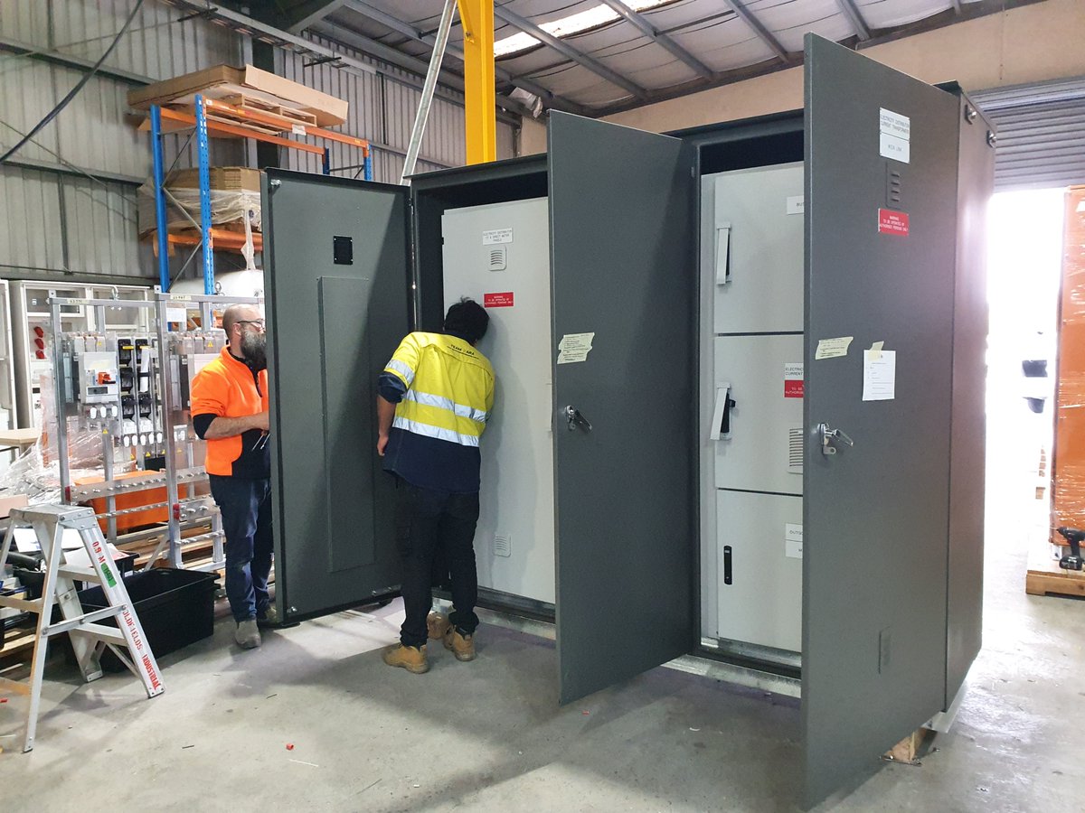 DaraSwitchboard's tweet photo. Final touches and checks done for this double skin main switchboard before being sent out to its home in Gippsland!
#daramanufactured #teamdara https://t.co/9wzlWDOIAG