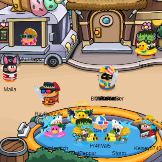 Shiver me timbers! It be summer time on Box Critters! :D 🏝️

Huge thanks to <a href="/Duqo10/">Duqo</a> for the fantastic room art decorations!🎉 XD