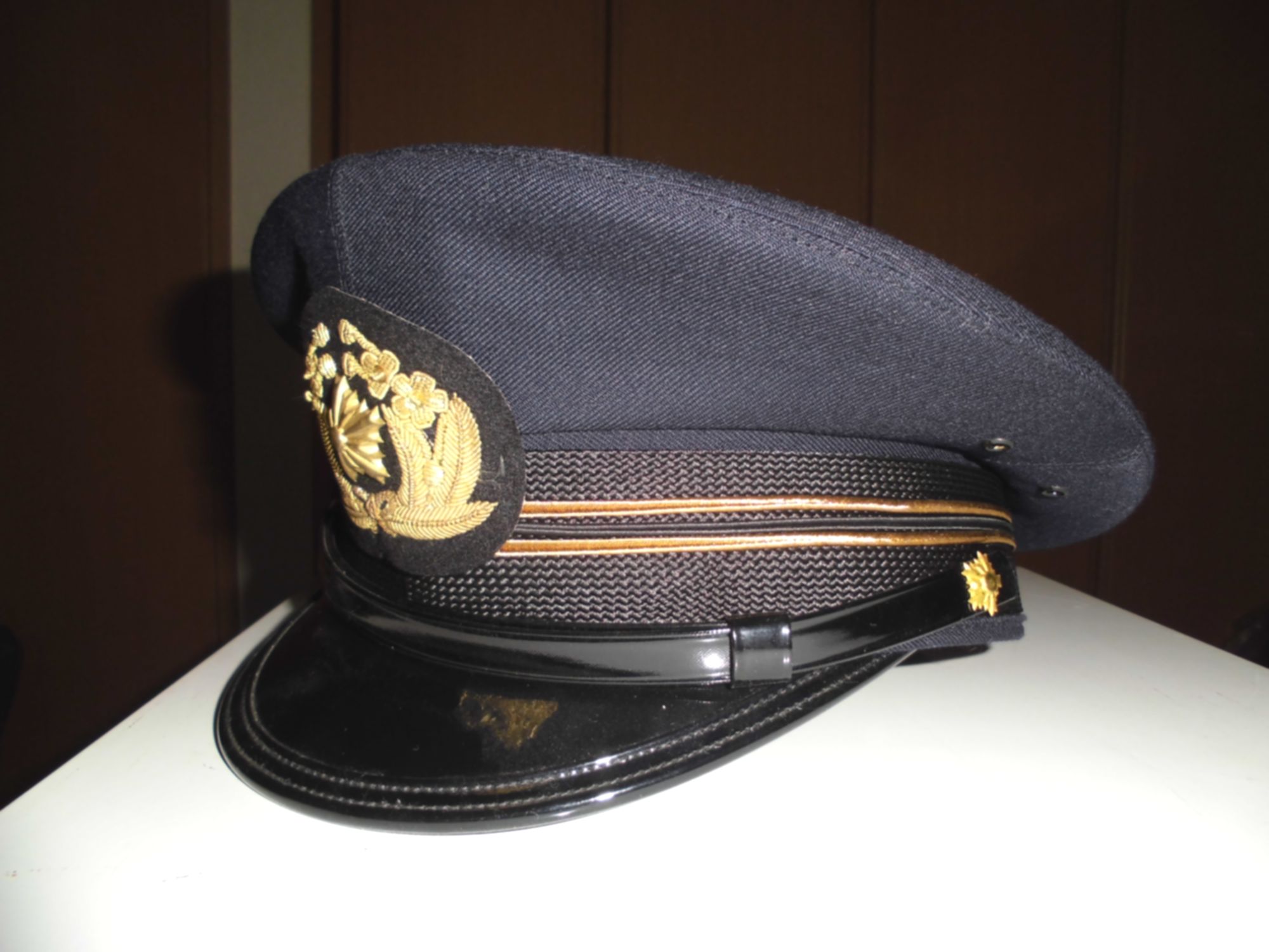 大日本帝國 警察帽 旧型 警察 冬礼服用制帽 警察官 帽子 礼帽 制服