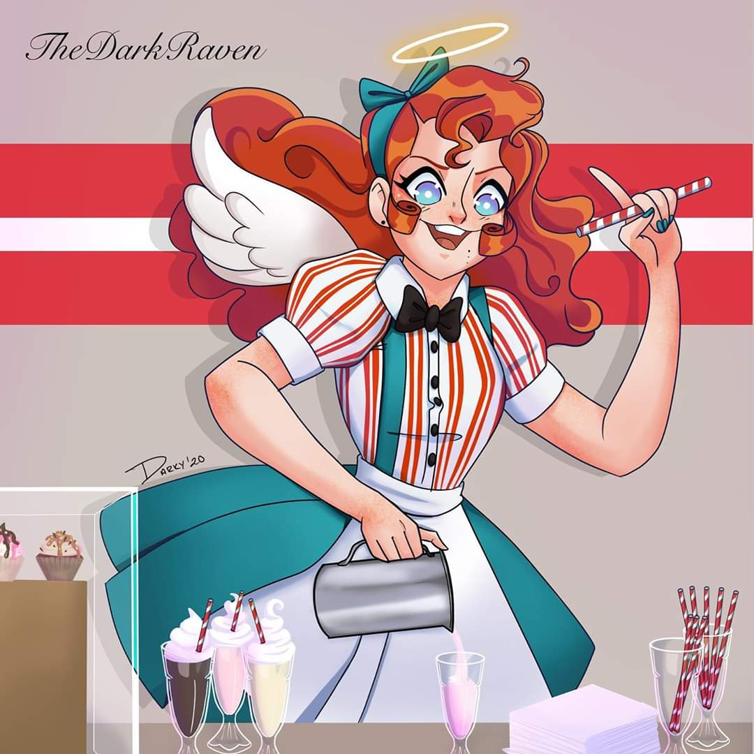 TheDarkRaven17's tweet photo. Angel milkshake bar!!!
Después de hacer a mi demonio con un bar quería hacer una angelita atendiendo un bar de pero de malteadas espero les guste y le den mucho amor uwu
#angel #millshake #redhair… https://t.co/tP9vcVniR0 https://t.co/vHOZAvVahh