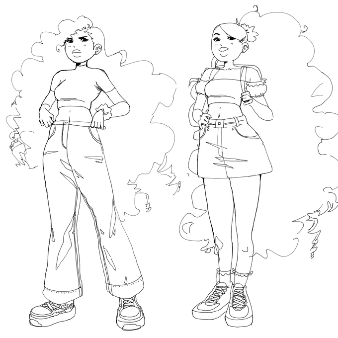 i have a new found respect for lineart artists cause my hands are screaming rn, ill this color tmm phew 