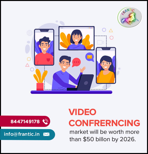 InfotechFrantic's tweet photo. Since everything is going online, and converting into apps,#videoconferencingapps will be the new normal in the upcoming years. Hence be established in market. Get a video conferencing app developed by us.
Call us: 8447149178
Email: info@frantic.in
#mobileapp #videoconferencing https://t.co/2xJnEXAyTW