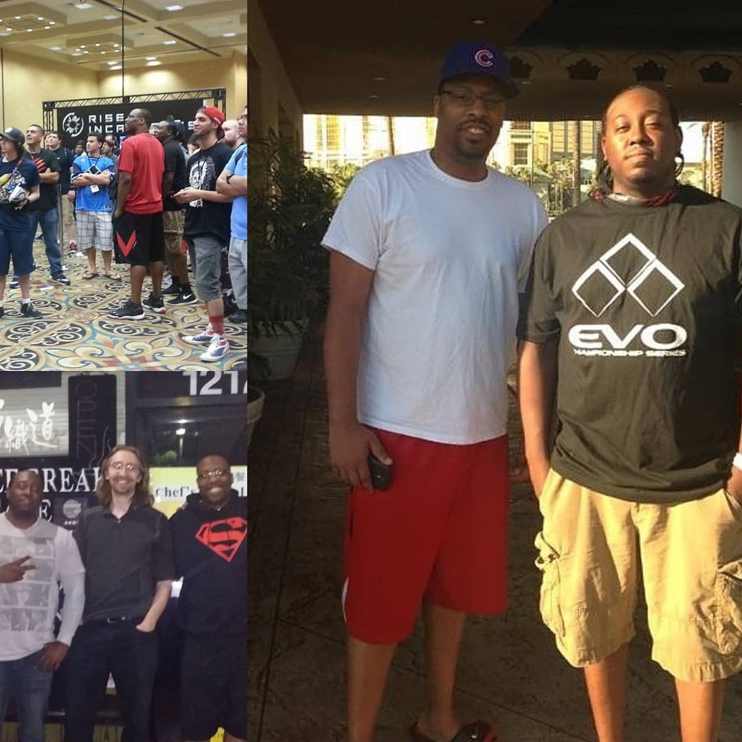 Illwill4125's tweet photo. Happy birthday to the best little brother on the planet @pushatee22. If it wasn’t for you I would’ve never got off the couch to go to tournaments and we would’ve never met so many wonderful people in the #FGC and a special thanks to my #KillerInstinct fam. Rest easy https://t.co/QnplRPNKSO