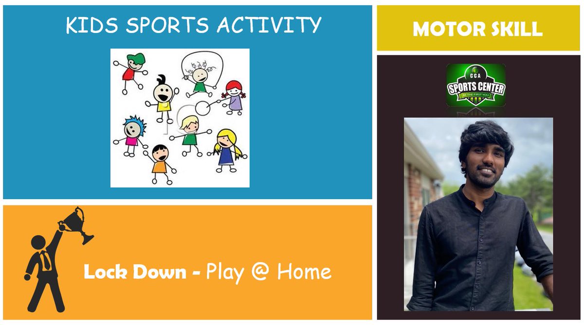 CCASPORTSCENTER's tweet photo. CCA launched #youtubechannel for  #sports #games #drill &amp; #Activity 🏃🏻‍♀️🤹🏻‍♀️🤾🏻‍♂️⛹🏻‍♂️🤸🏼‍♂️
To start with #kids age 3-7 yrs old #motorskillprogram #lockdown engagement for our #little #superheroes 🦸🏻‍♂️🦸🏼‍♀️                                          #playathome 
https://t.co/IrnU9rGPGU https://t.co/HKAZVFGzTI