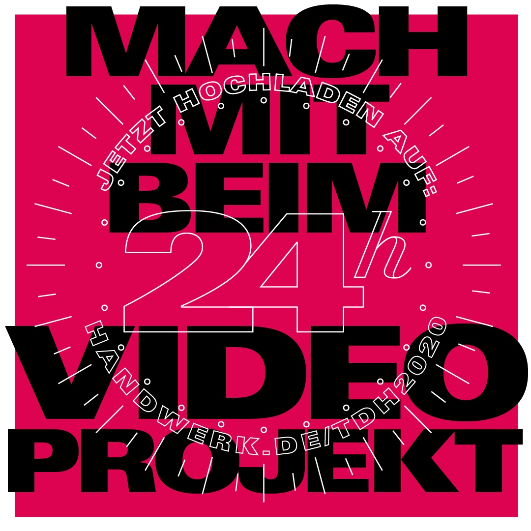 dashandwerk's tweet photo. Macht mit beim 24h Video-Projekt des Handwerks!
Am 19.9. zeigen wir in kurzen Videos aller Welt, wie vielfältig und aktiv Handwerker*innen rund um die Uhr sind. Ladet eure Videos auf ➡️ https://t.co/szB8Td8FqT hoch.   
Dort findet ihr auch alle Infos zum TdH. #tdh2020 #handwerk https://t.co/Jh9lJ1OtVB