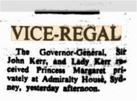 2-Nov-75 Kerr receives Princess Margaret, privately, at Admiralty House, in the afternoon 14.png