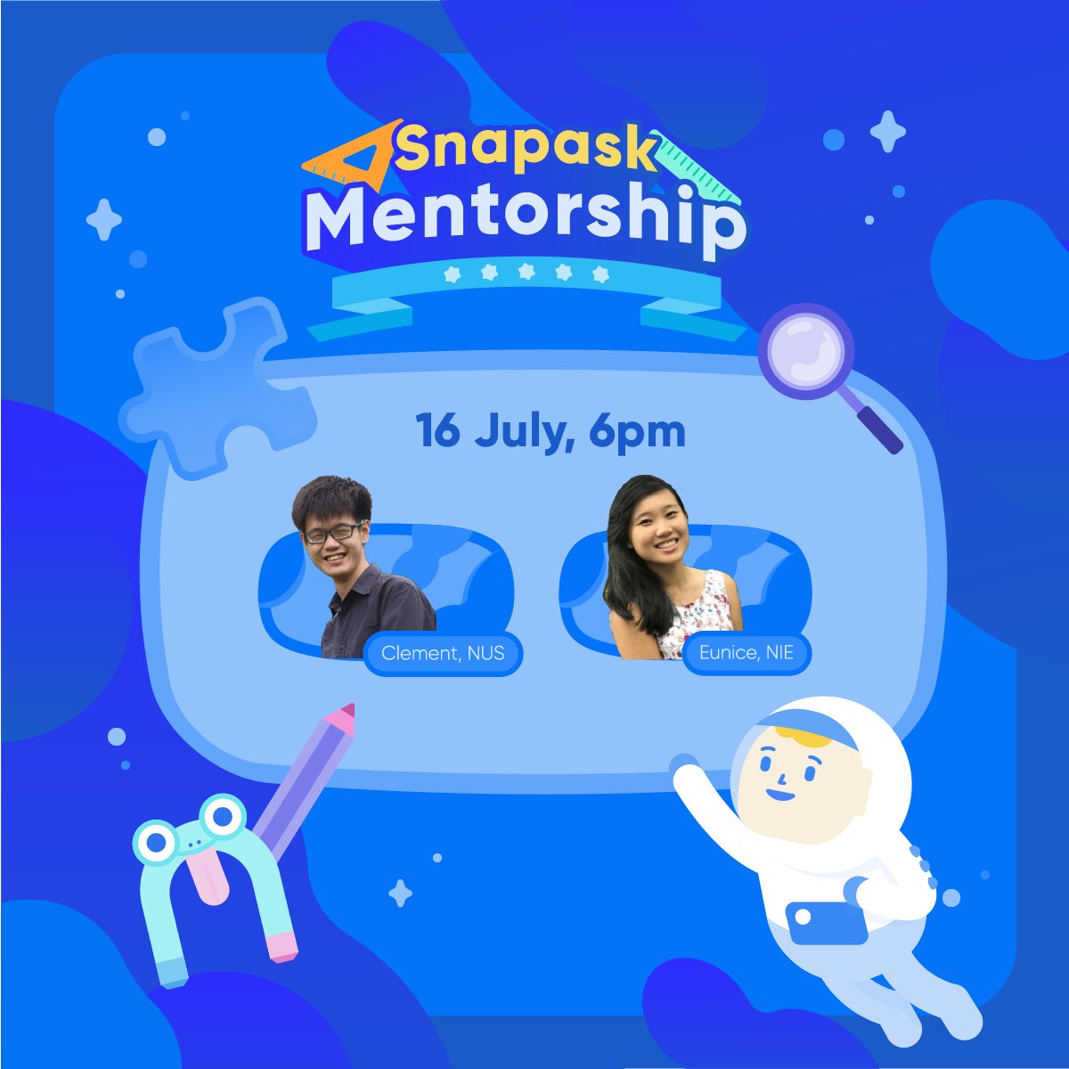 Our first session starts today🥳 Have you registered?

Hurry book your slot now:
mentors-snapask.webflow.io/mentorship/sg
