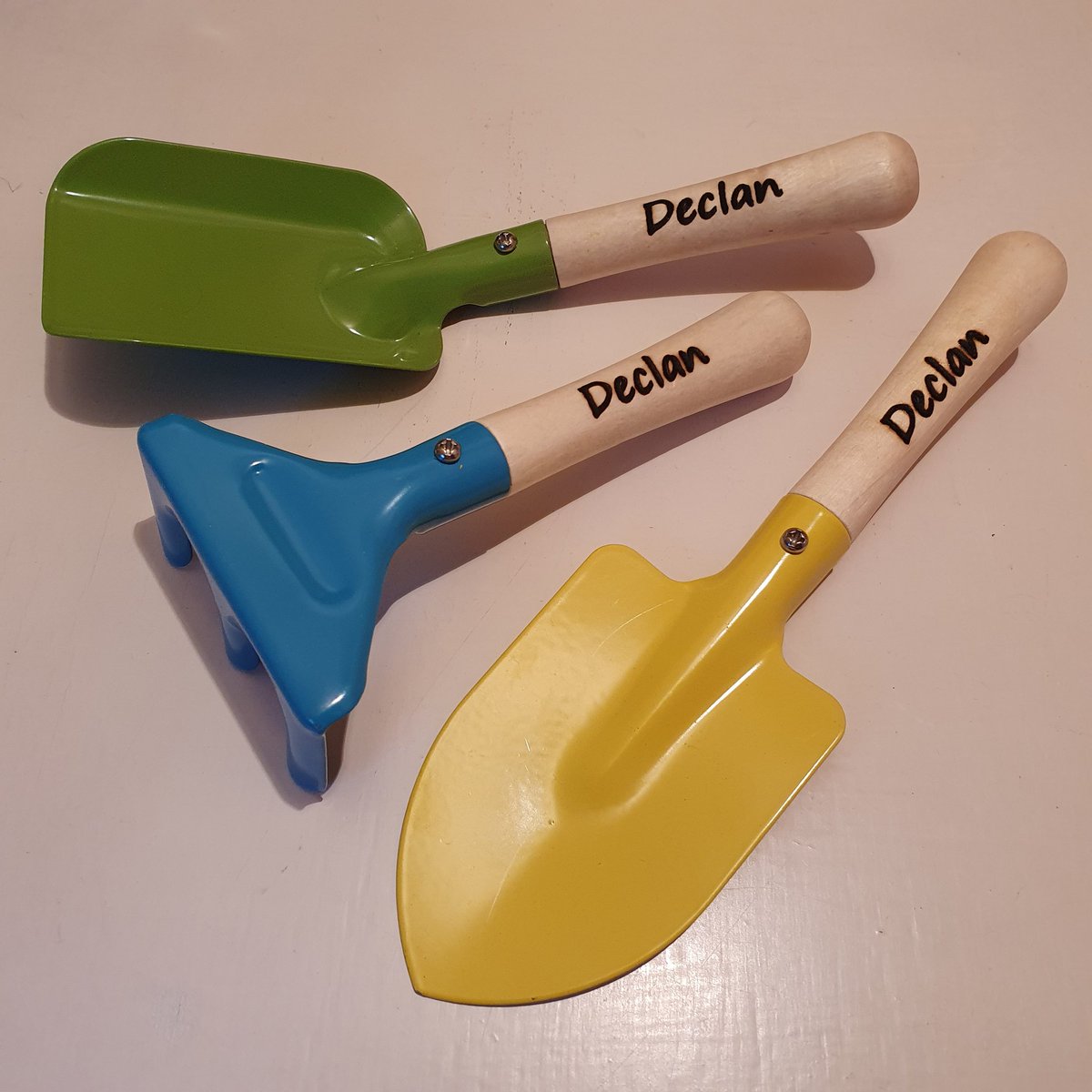 personalised childrens gardening set