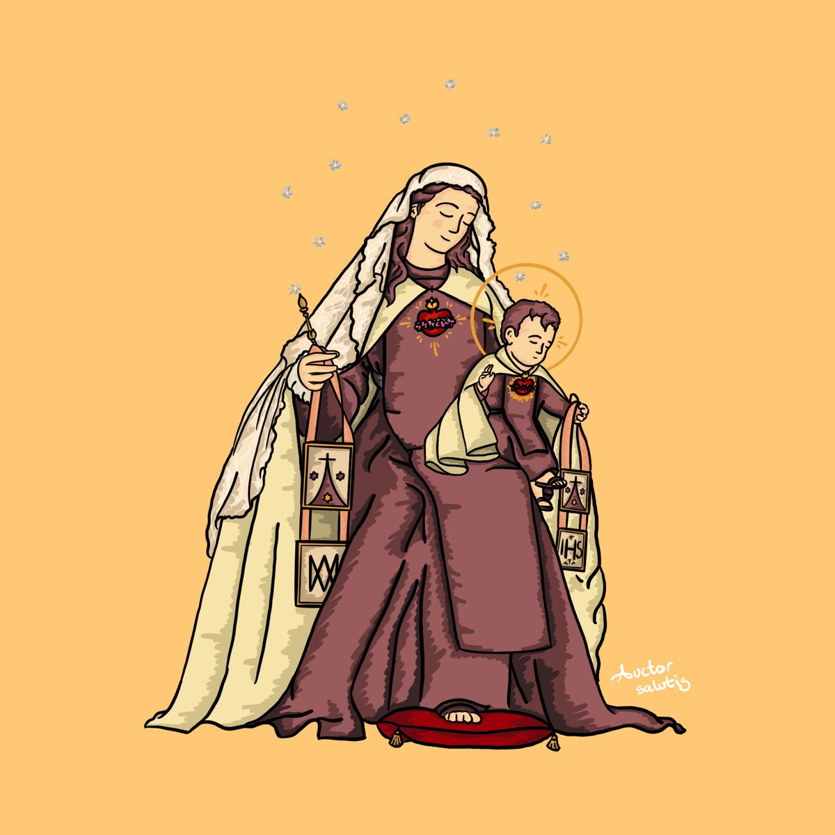 AuctorSalutis's tweet photo. ¡Viva María! ¡Viva el Carmelo! ¡Viva el escapulario, prenda del Cielo! https://t.co/VCJkqybONp
