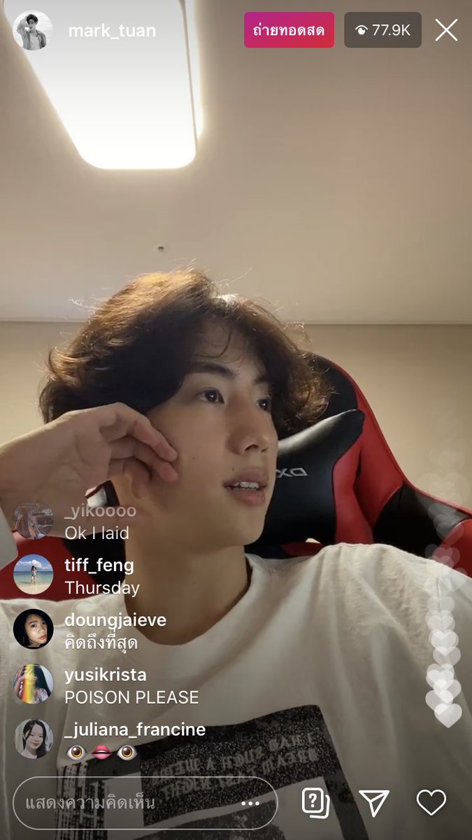 Eve76893162's tweet photo. #MarkTuan 16/7/63ฉันร้องกรี๊ดมาliveIG 💚💚💚💚💚 https://t.co/V7DtGTIkM4