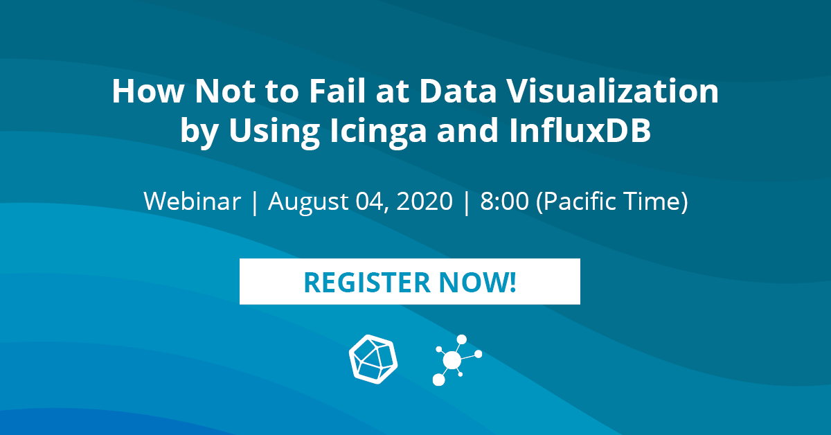 icinga's tweet photo. Our CPO @bobapple speaks at an @InfluxDB webinar about "How Not to Fail at Data Visualization by Using #Icinga and #InfluxDB".
2020-08-04 08:00:00 (Pacific Time)
Don't miss it! Register here: https://t.co/0kwcNZVmKb

#webinar #monitoringlove #monitoring https://t.co/RQjhJDQH66