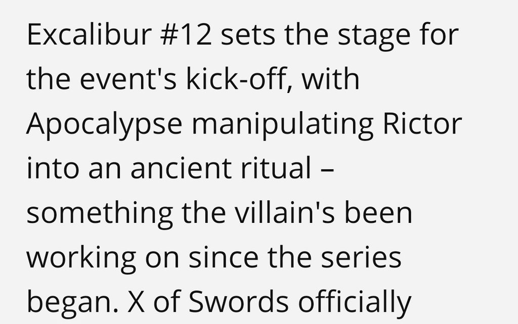  #xspoilers the ancient ritual of excalibur #12 is going to be to open the abyss we see in the Judgement card, isn't it? since the very first time Rictor appeared in excalibur (#3) it was kinda implied right? I could be wrong, but I think it makes sense.