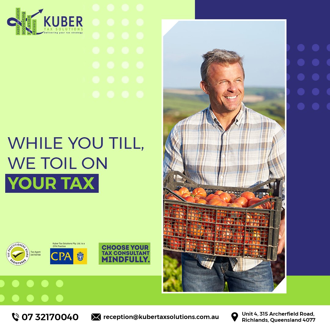KuberTax's tweet photo. ATTENTION FARMERS !!!! ARE YOU CLAIMING ALL THE TAX DEDUCTIONS THAT YOU ARE LEGALLY ALLOWED ?

For the best Tax Refund at Pocket Friendly fees call Kuber Tax Solutions on (07) 3217 0040 or visit us at 4/315 Archerfield Road, Richlands, Qld 4077

#individualreturns #taxconsultants https://t.co/UPHXSrPZ1W