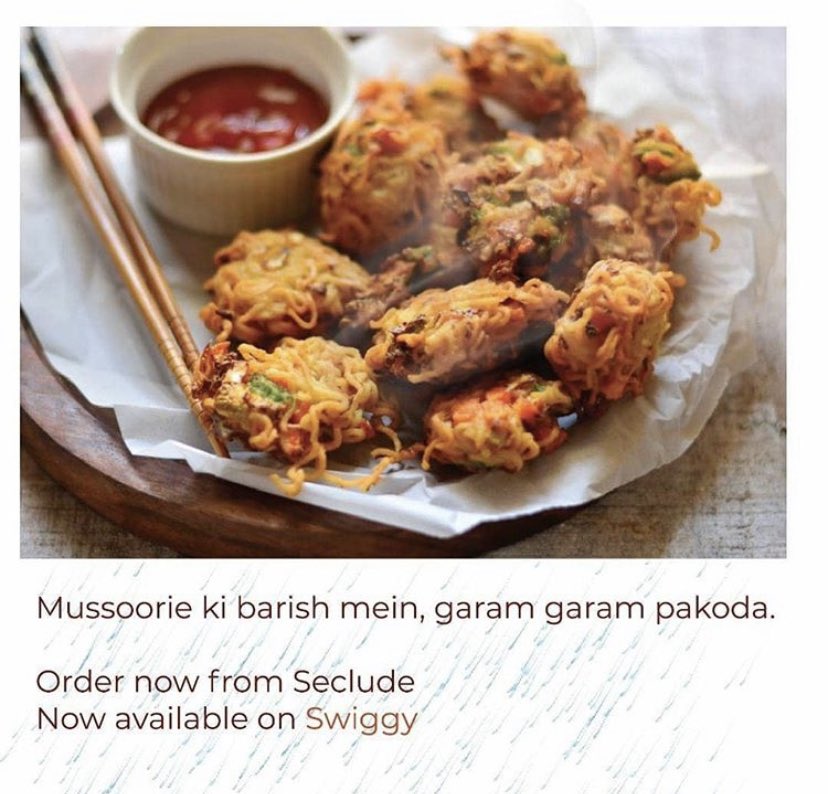 Secludestay's tweet photo. We have our complete menu available for delivery. Log in to Swiggy to order your fav Dishes.
#seclude #secludestay #mussoorie #Uttarakhand #foodie #swiggy #rains #Traveller #ordernow #tasty #secludians @swiggy_in https://t.co/ckT1utr0KS