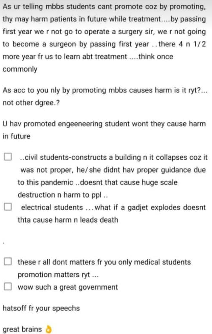 Chikku66910334's tweet photo. @mla_sudhakar We are humans , not machines.  Don't stake lives. @BSYBJP @mla_sudhakar @drashwathcn @NSUIKarnataka @anvith_kateel #PromoteFinalYearStudents #promotemedicalstudents #postponekcet . https://t.co/nDmHc7HmAC https://t.co/ZvNG897CJp