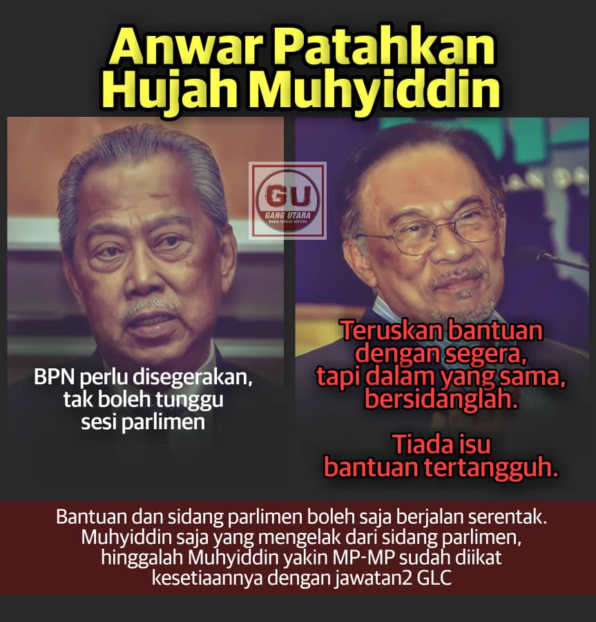 Gang_Utara's tweet photo. Kata Abah, sebagai Kjaan brtanggungjwb perlu sgera salurkan bntuan kpd rakyat. Itu bkn soalnya, dlm kdaan mendesak, tak ada halangan pun nak agih bntuan sgera kpd rkyat. Yg dipertikai kenapa tempoh 3 bulan tak dibahas langsung.

Sambungan : https://t.co/MC14omzZcS

@anwaribrahim https://t.co/0oCprf4sbZ