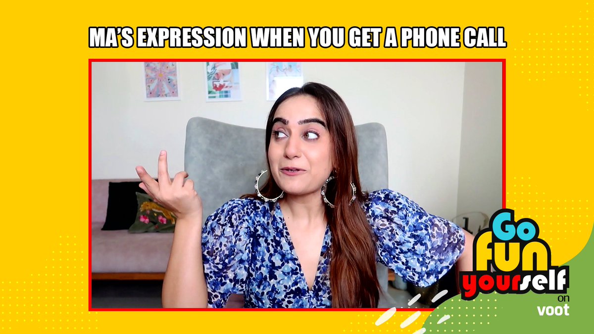 justvoot's tweet photo. How active mom thinks your love-life is > How active it really is.😁 #GoFunYourselfOnVoot

#VootOriginal #Voot

@KushaKapila https://t.co/xLZAJIONhL