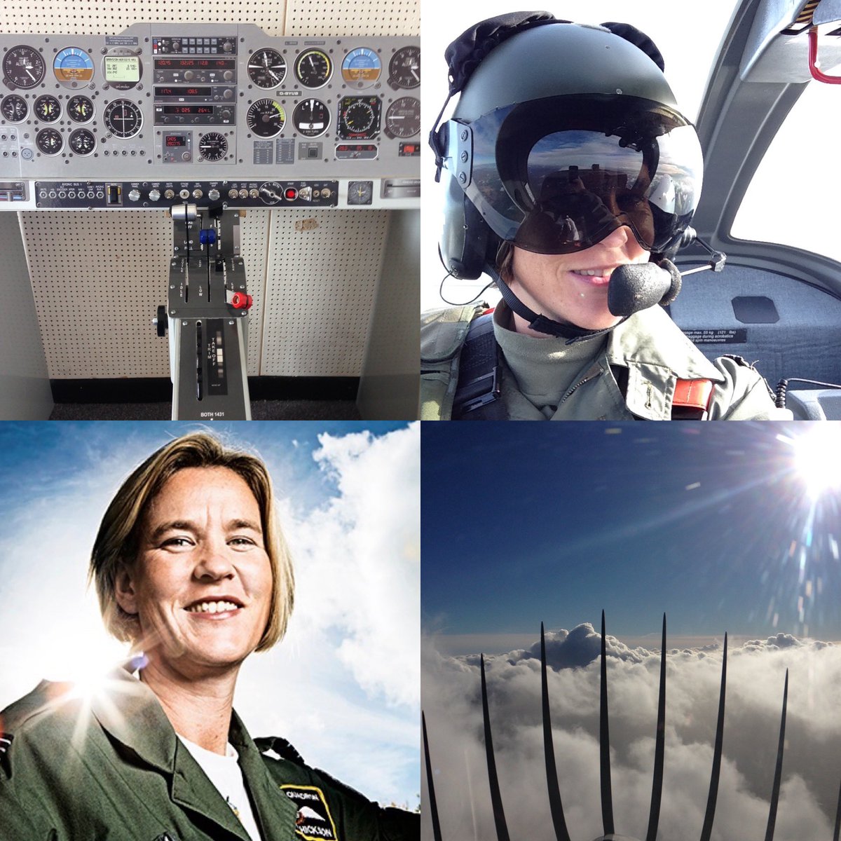 MandyHickson's tweet photo. #practicemakesperfect all the hours spent on the cardboard cockpit were worth it in the end! #Missingflying what are you missing most? https://t.co/zigWWXUgvS https://t.co/0GHh2UZSNa
