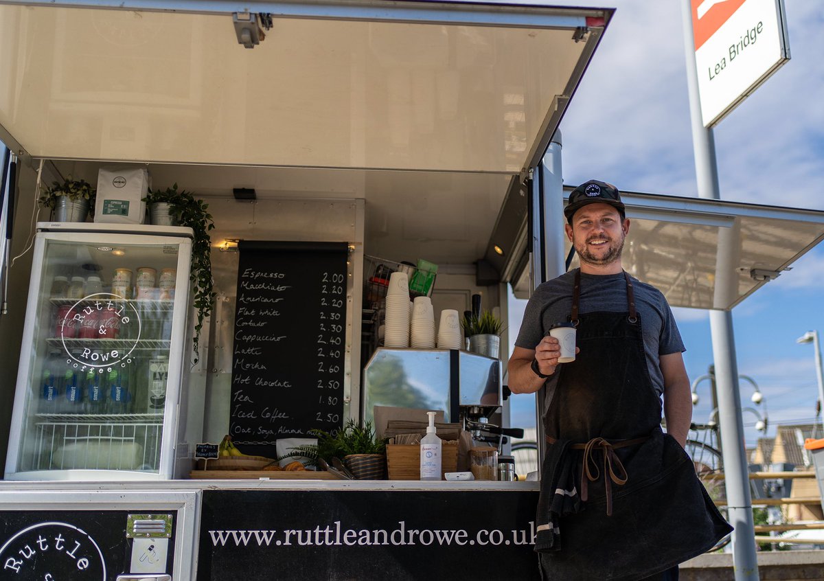 RuttleandRowe's tweet photo. Good morning Lea Bridge! Find us at the station weekday mornings 7am-10.30am. 

Image @johnpaytonphotography 📷
Pastries @today_bread 🥐 
Coffee @theroastingshed ☕️ https://t.co/W56ajTO0eu