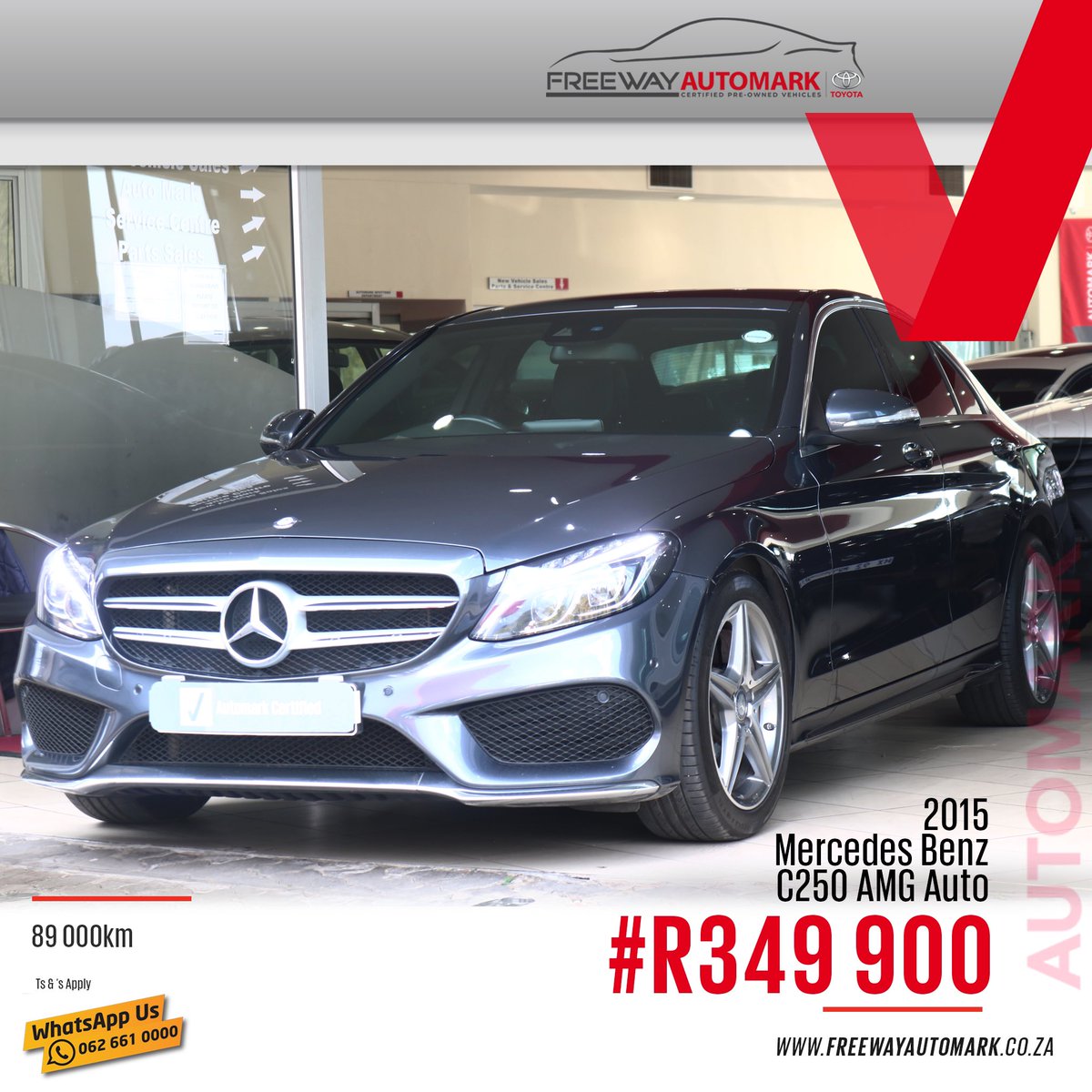 Freeway Group 15 Mercedes Benz C250 Amg Auto 000km Price R349 900 T S C S Apply T Co Uay2dmcc4f Whatsapp Us On 062 661 0000 Or Call Us On 011 661