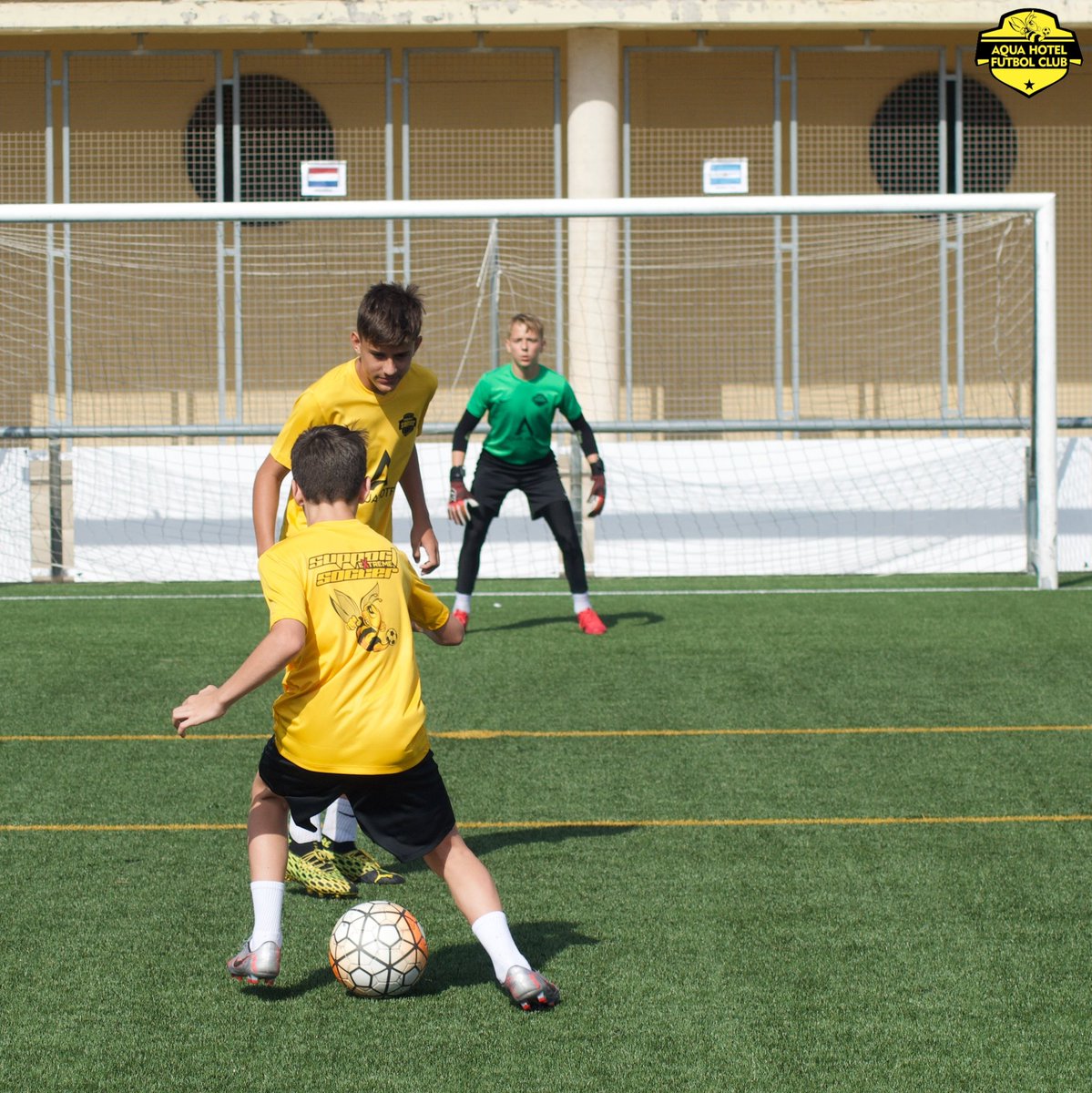 AQUAHOTELFC's tweet photo. 🐝⚽️ Semana 3 Campus de Tecnificación en colaboración con Support Soccer ⚽️🐝
#CaminemJuntsAHFC
#CaminamosJuntosAHFC
#Beethebest #PinedadeMar #AquaHotel #supportsoccer #supportsoccerextrem https://t.co/WnQ0uFqSm3