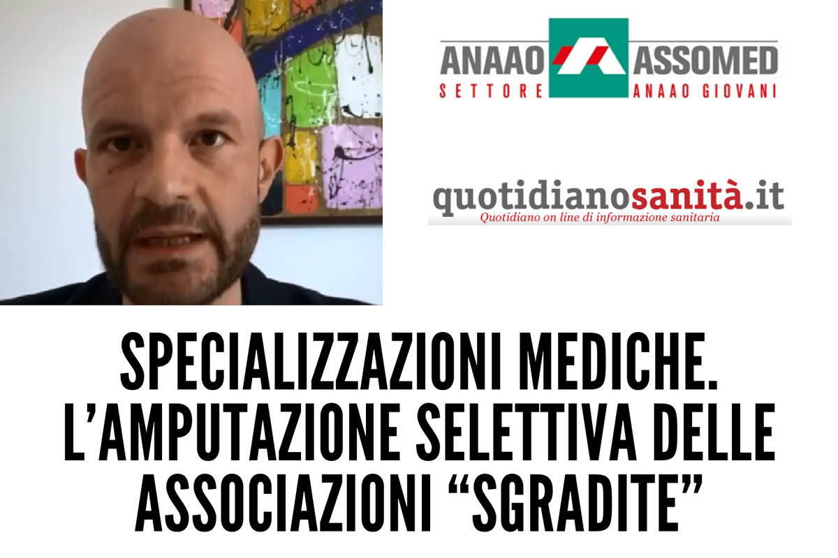anaao_assomed's tweet photo. #Specializzazioni mediche. L’amputazione selettiva delle associazioni “sgradite”. Lettera Anaao Giovani a Quotidiano Sanità - https://t.co/aogyrMdJFL https://t.co/R1ShuT1MCs