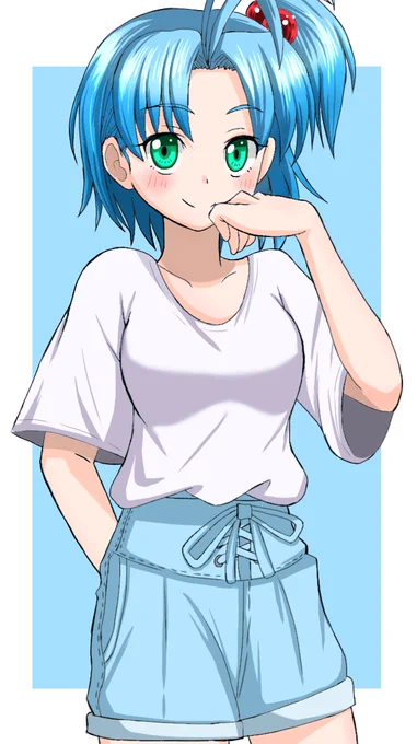 涼しい絵が描きたいと思って描いた橘みずきさん #パワプロ 