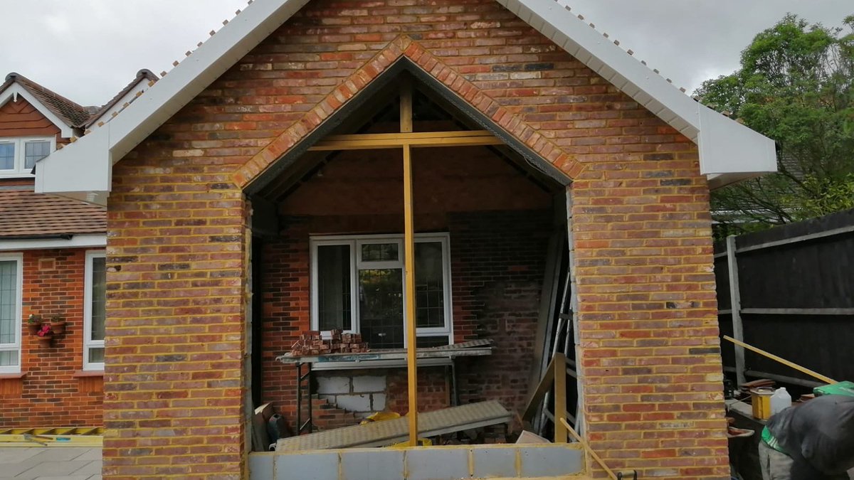 KeystoneLintels's tweet photo. We love seeing our products installed on site, this apex lintel is a great addition to this extension project in partnership with @BB_Crawley and expertly installed by Gavin &amp; Neil at C&amp;G Ahearn Building Ltd. Looking great guys, we can’t wait to see the finished result! #building https://t.co/4XfzRcZjJH