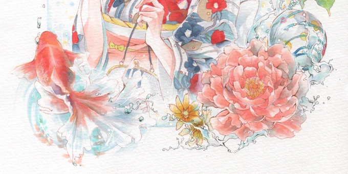 今回描かせて頂いたイラストです!
発色が綺麗すぎるんじゃ〜('ω`)
装飾系が楽しかったです☺️❀❀
#ohuhu 