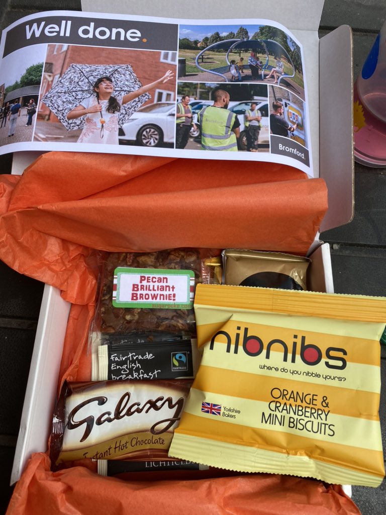 Thank you so much <a href="/Bromford/">Bromford</a> what a lovely gesture.. apparently I’ve got to share my chocolate monster daughter 🙄