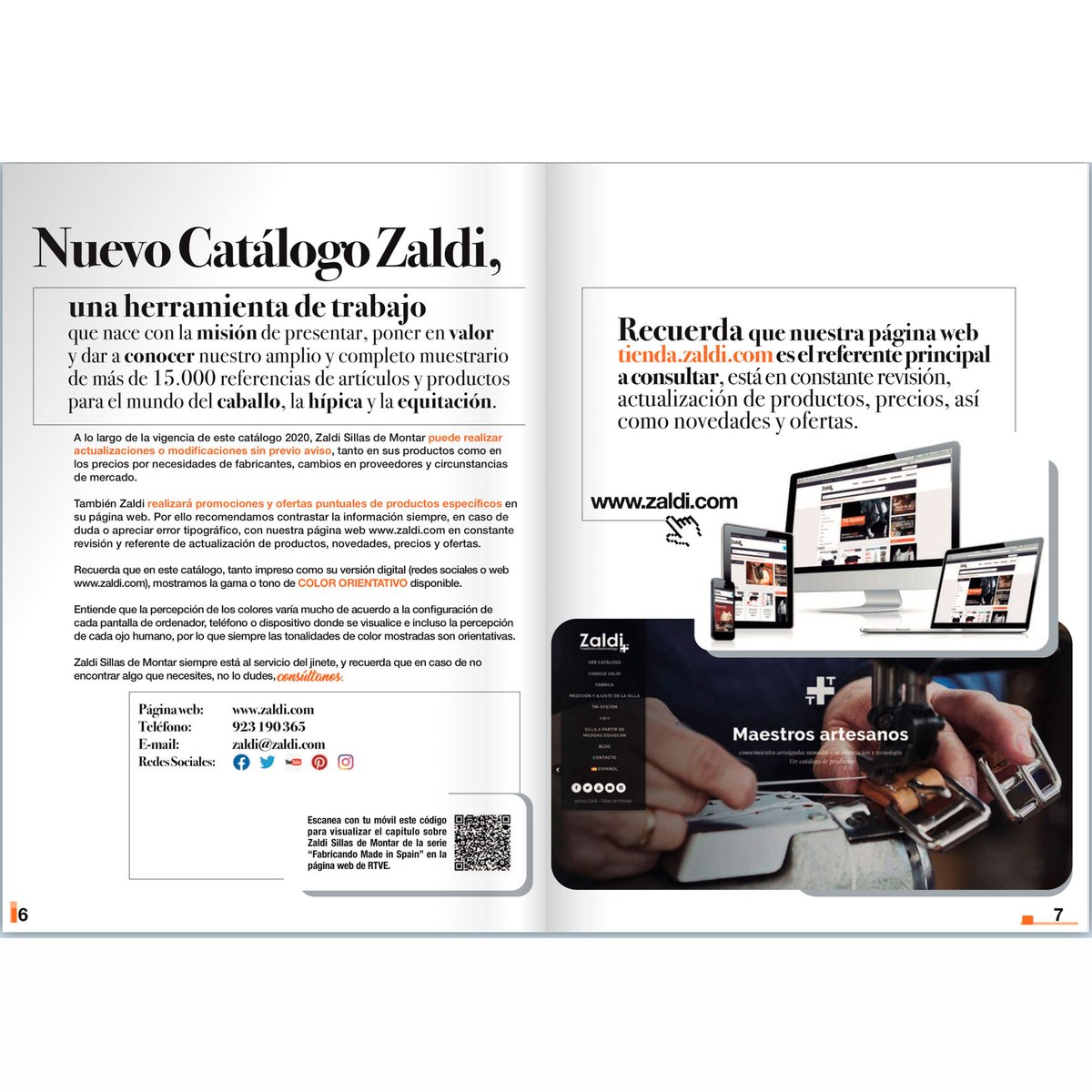 Zaldihipica's tweet photo. Nuevo CATÁLOGO ZALDI.
Todos nuestros artículos disponibles junto a consejos y datos de uso, nuestra historia, trayectoria, fábrica, evolución, desarrollo y sueños.
📖 Disponible Interactivo directo https://t.co/BKrdRquOpz
⭕ Con precios PVP orientativos.
1 #16JL https://t.co/elPEstQOnx