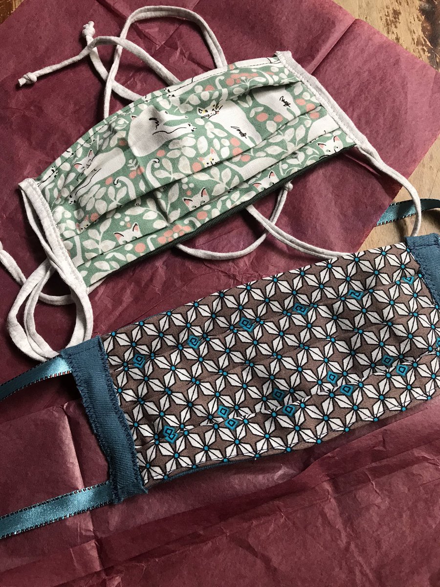 EllenMorganJ's tweet photo. My new masks have arrived from @NeedleandshedLJ: hurrah! https://t.co/DOswZP4WUG
