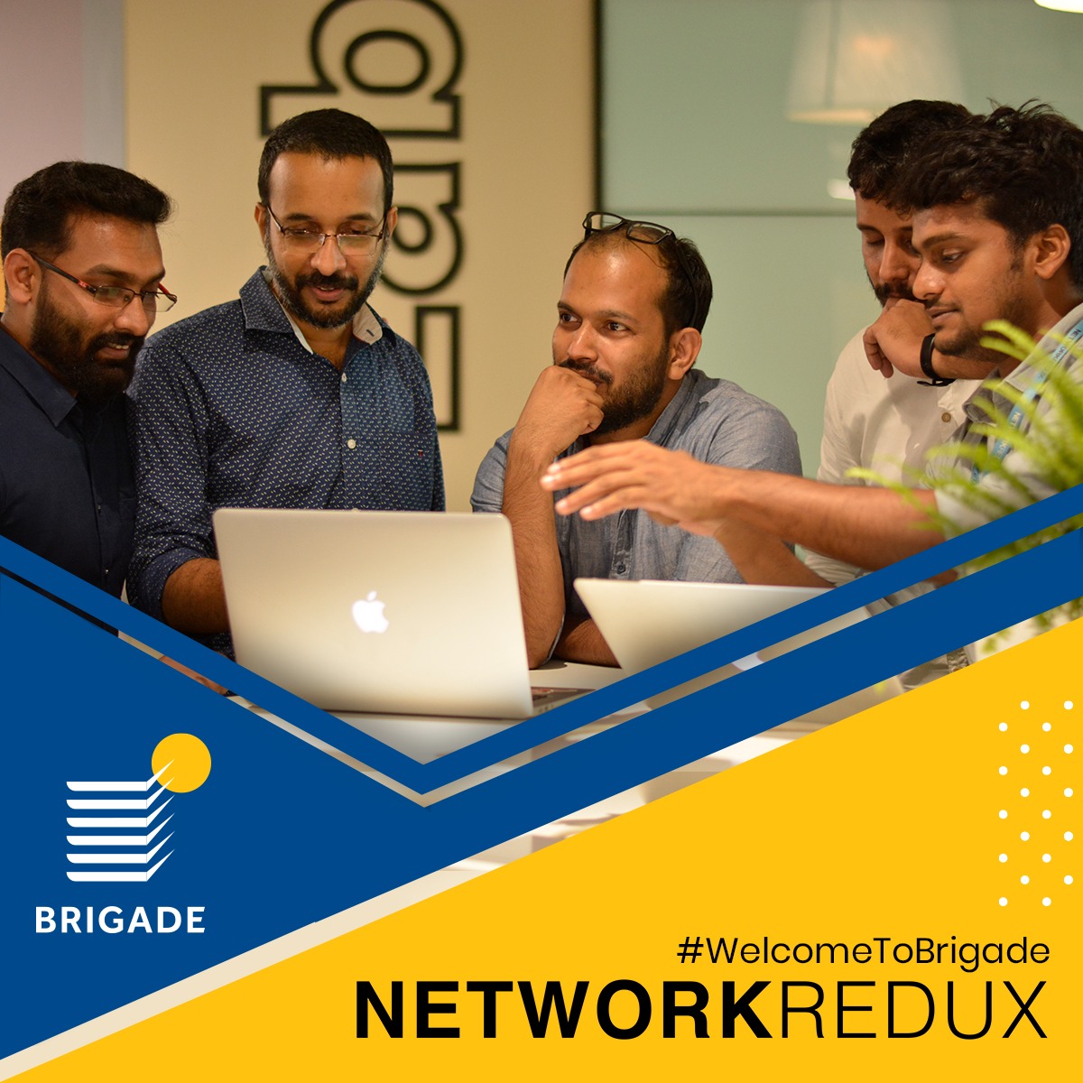 BrigadeWrkspace's tweet photo. We are beyond thrilled to welcome @networkredux to their new and uber-cool work pad at @wtckochi, Infopark. Here's to many more milestones as we embark on this fruitful journey.

#OfficesByBrigade #BuildingPositiveExperiences #NewOffice #WelcomeToBrigade #WorkspacesbyBrigade https://t.co/WzaxO4SZFR