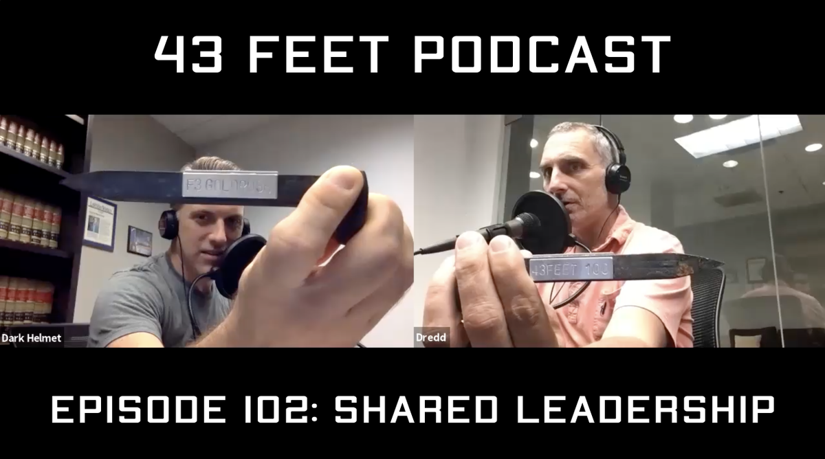 43feetPodcast's tweet photo. And… we’re back.
•
Join @DreddCNC and @darkhelmetF3 to talk #SharedLeadership.
•
Podcast: https://t.co/Mdk9bEL3eu
•
F3TV: https://t.co/tqbNvwwp1c
•
@F3Nation @F3QSource #Leadership #CTPLTW #43F https://t.co/cxb4rxcspa