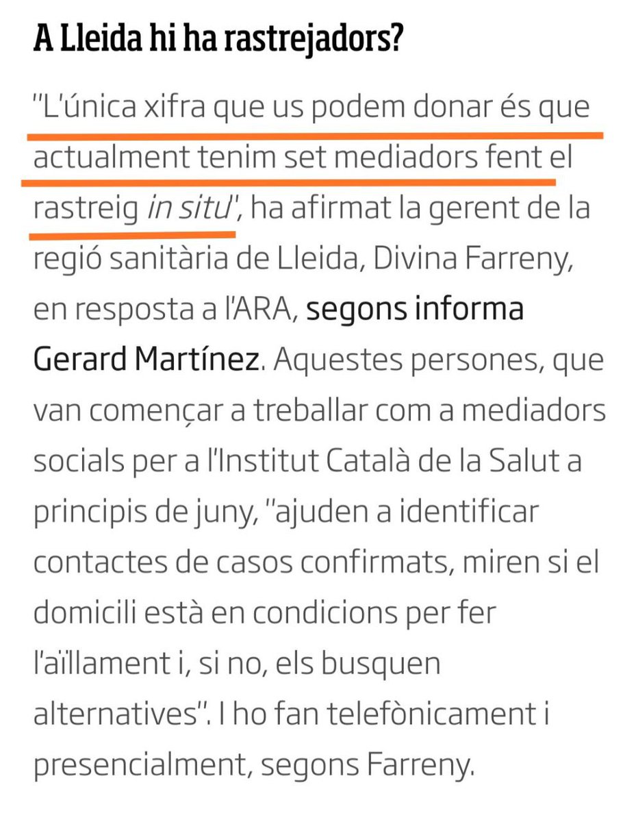 MareaBlancaLl's tweet photo. 🔴 NO hi ha rastreig al Segrià!

Dades darrers 14 dies:
⚠️ 1.559 positius
⚠️ Casos per 100.000 hab: 743 (16 cops la mitjana CAT)
⚠️ Casos municipis: 3,119,8 (69 cops)
⚠️ 50 brots actius

PERÒ:
👉 9 professionals a Vigilància Epidemiològica
👉 7 mediadors
👉 8.000 PCR

[1/5] https://t.co/cOnRSH7ZOb