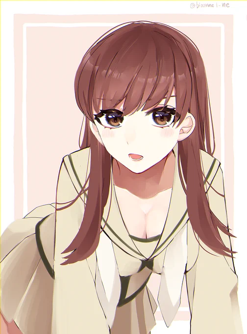 朝おこしに来てくれる大井っち落書き 