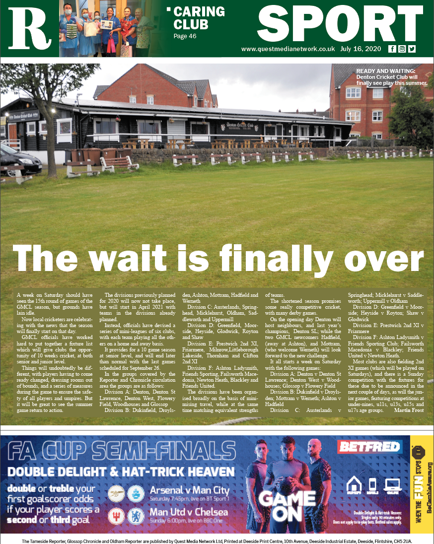 newsintameside's tweet image. Some of the pieces featured in this week's @newsintameside &amp;amp; 
@newsinglossop - out now and available to read online, free of charge, here: questmedianetwork.co.uk/news/newspaper…

@GtrMcrCricket
 
@GlossopNorthEnd
 @TamesideSN
 @TSOGtameside
@DukiTownYouthFC