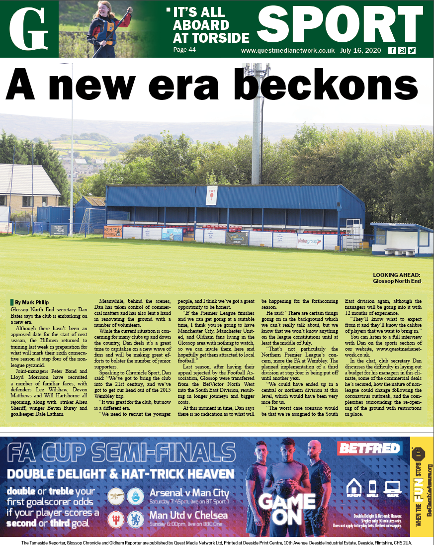 newsintameside's tweet image. Some of the pieces featured in this week's @newsintameside &amp;amp; 
@newsinglossop - out now and available to read online, free of charge, here: questmedianetwork.co.uk/news/newspaper…

@GtrMcrCricket
 
@GlossopNorthEnd
 @TamesideSN
 @TSOGtameside
@DukiTownYouthFC