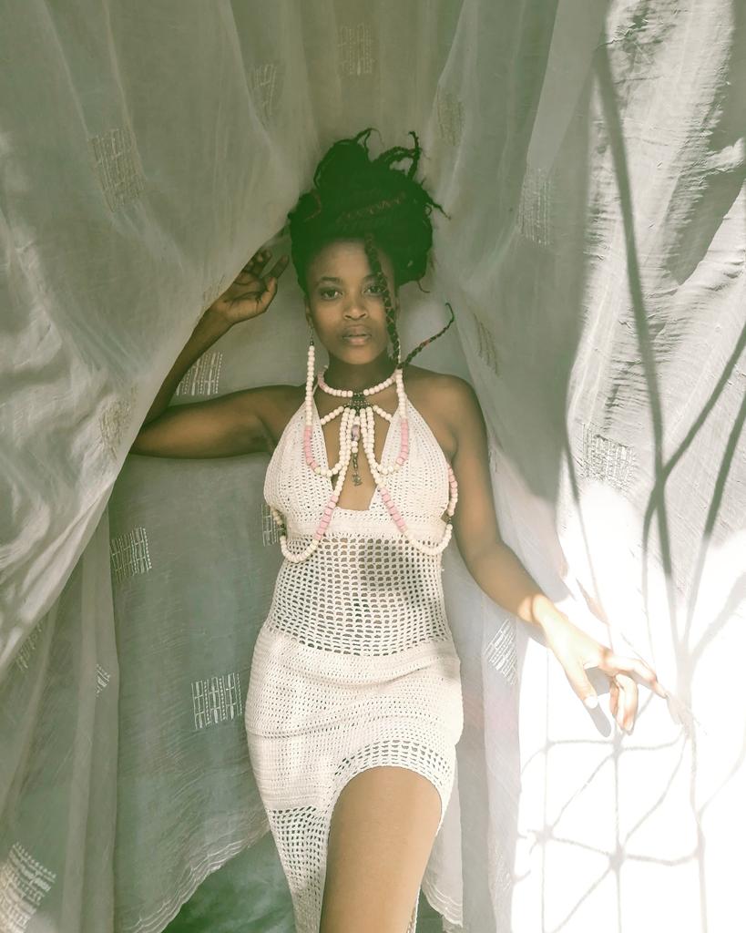 " I might give a little, but you can take it all." 💕
.
Dress and Statement neck piece by <a href="/evol_works/">EVOLV Works</a>
.
.
.
#singer #songwriter #pyramidsofnuune #handcrafter #crochetpattern #dresses #accessories #beads #everydaysouthafrica #southafricanwomen #southafricanartist