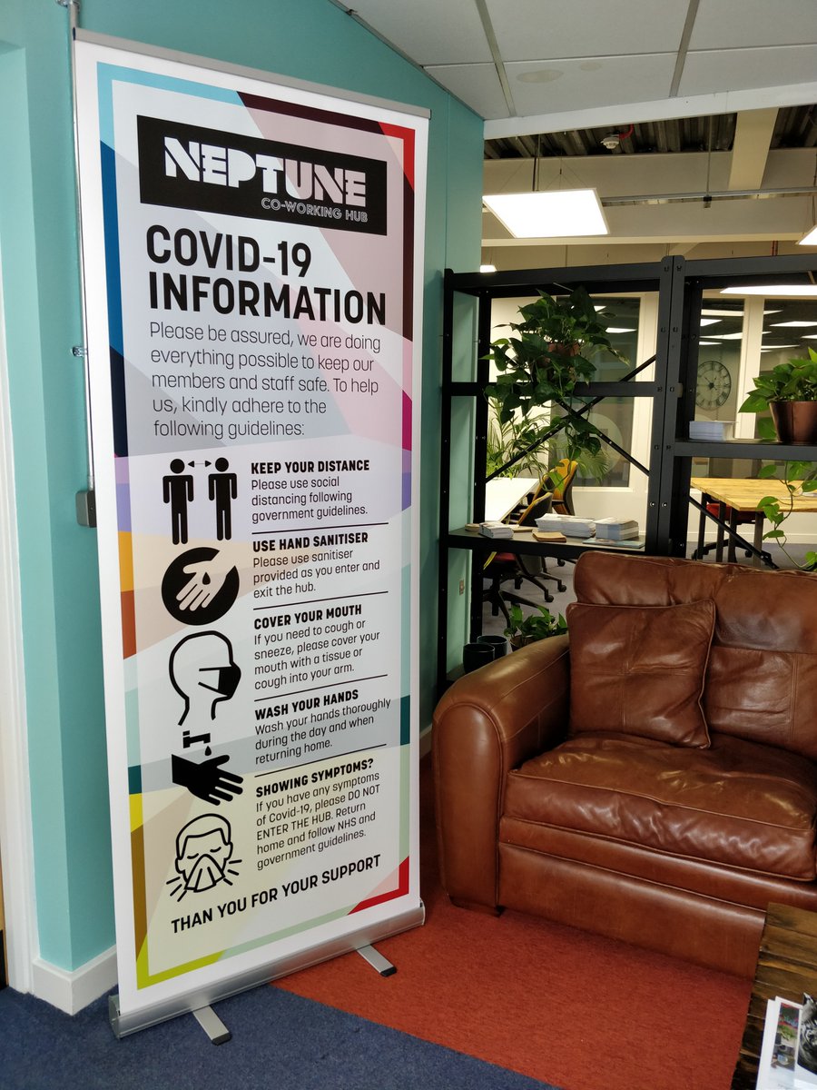 We are thrilled to open our doors once more from Monday 20th July.
Steps are being taken to ensure we offer all our members a safe working environment.
#NeptuneCoworking #HerneBay #reopening