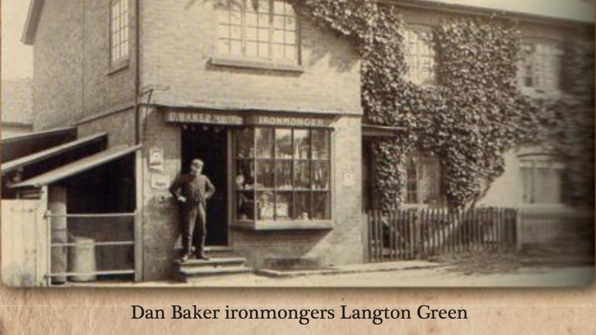 LangtonLife's tweet photo. Another nostalgic photo of Langton Green.  This one of Dan Baker the ironmongers.

#langton #langtongreen #tunbridgewells #royaltunbridgewells #historicphoto #localhistory #tunbridgewellshistory #localmagazine https://t.co/raGPeJVTTt