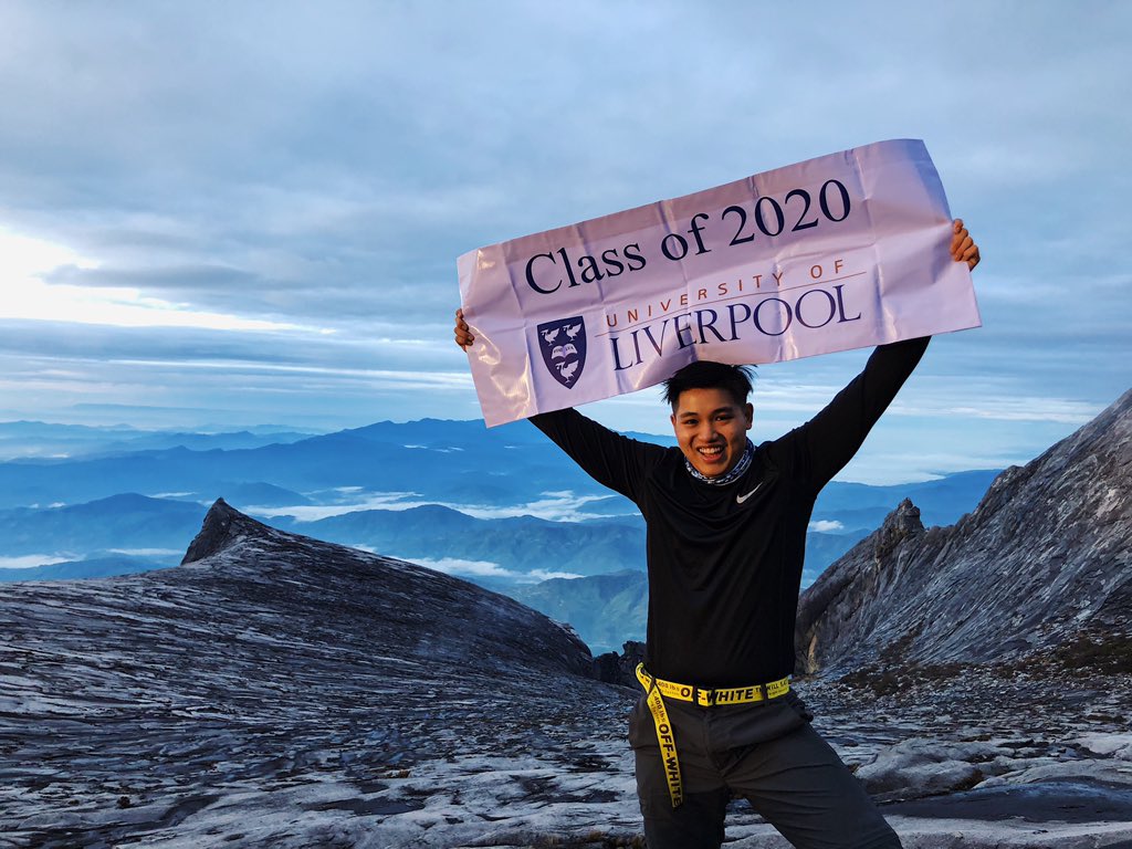chowkit98's tweet photo. Definitely something special to be able to graduate in the tallest mountain in Southeast Asia. Mount Kinabalu, Sabah, Malaysia. #livunigrad @LivUni @LivUniAlumni https://t.co/z9uM5k9tvi