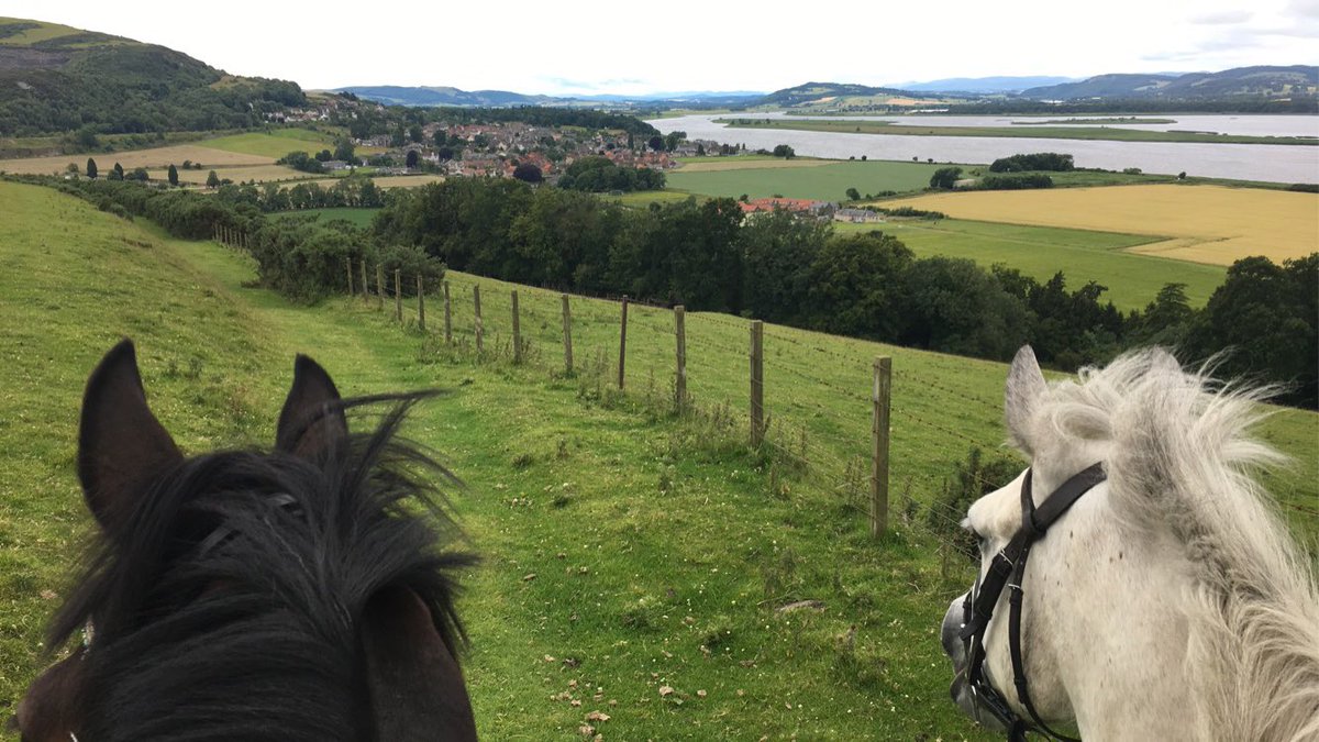 Fitness ride with a view...