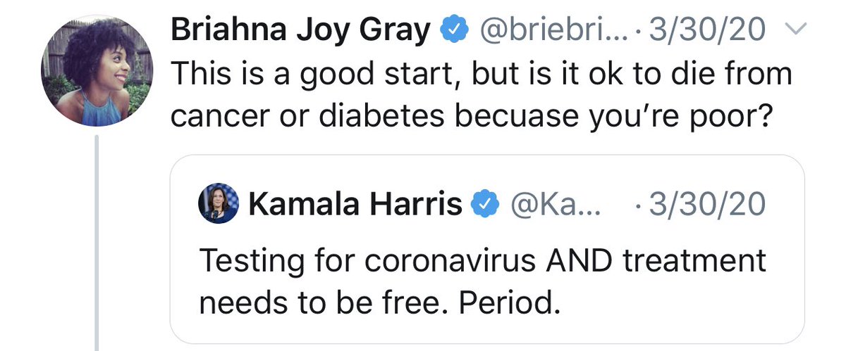 flywithkamala's tweet photo. Imagine saying this crass shit to a sitting US Senator as Press Secretary for a presidential candidate (he dropped out in April), and then months later claiming her supporters are “known to all as the most aggressive political posters.” GIRLLLLL BYE. 👋🏾 https://t.co/5z1IQCq045