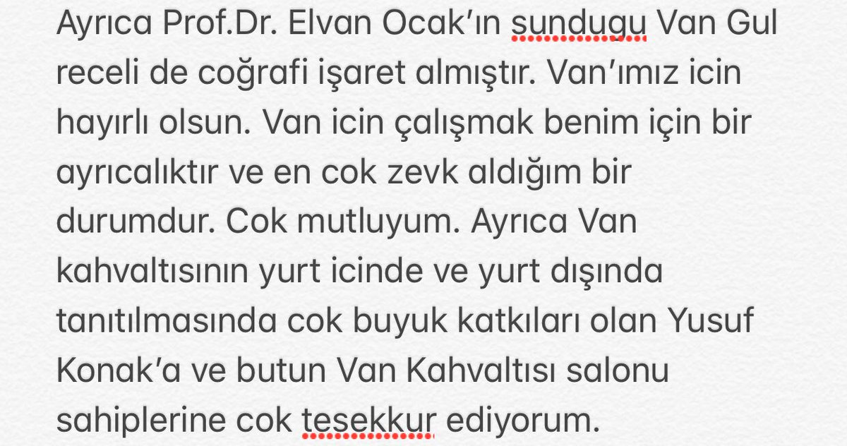 Degerli Van’lı hemsehrilerim, sizlerle bir hayırlı haberi paylaşmak istedim. Daha dogrusu mujdeli haberi sizlere vermek istedim. Yaklaşık iki yıldır uğraştığımız Van Kahvaltısı icin Coğrafi İşaret Belgesini almış bulunuyoruz. Baskanımız bir kac gun icinde takdim edecek.
