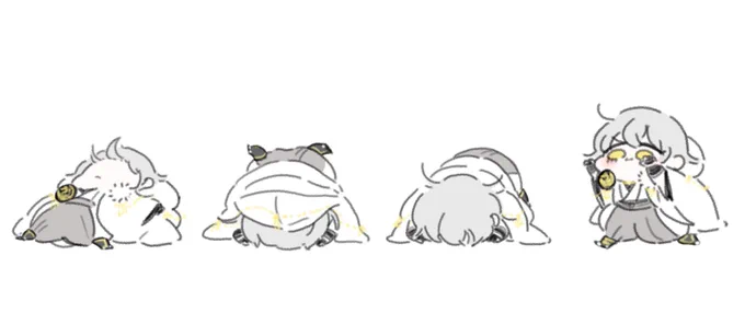 でんぐり(※小さい鶴丸) 
