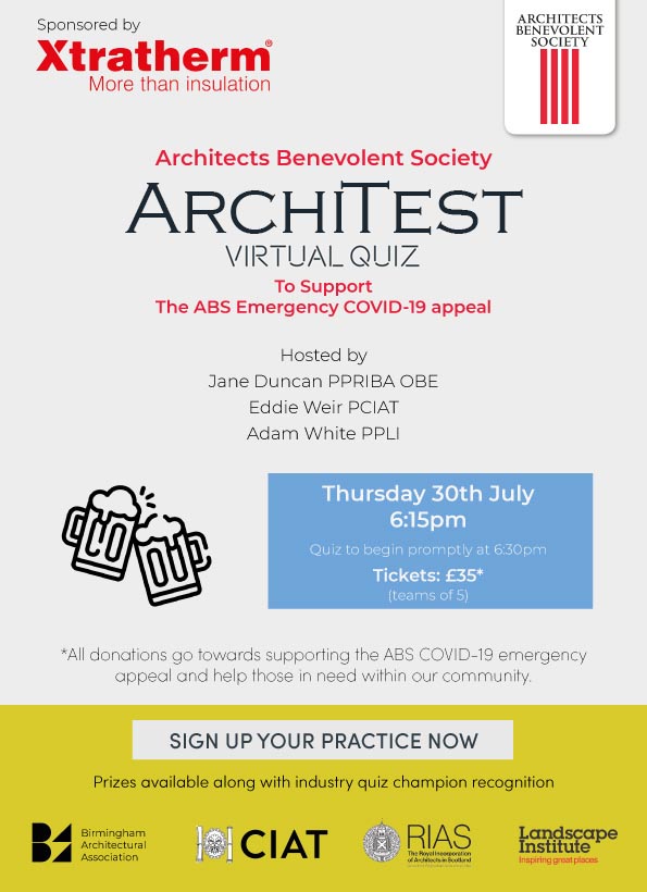ArchBenSoc's tweet photo. #ArchiTest takes place on the 30th July! Get your team together and sign up at https://t.co/ZoFMvAJerE… All proceeds raised will go towards supporting our COVID-19 Emergency Appeal. Places are limited to 50 teams so make sure your team has signed up before the spaces run out! https://t.co/pq57sY7QN4